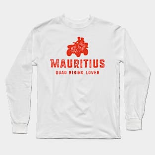 Mauritius Quad Biking Lover Vacation Long Sleeve T-Shirt